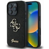 "Fixed Glitter Big 4G Case iPhone 16 Pro", juodas