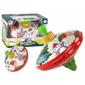 Traditional Metal Spinning Top Santa Claus Theme