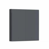 Smart Wall Switch H1 Double (no neutral) grey WS-EUK02-G