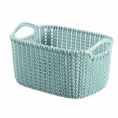 Basket Knit Green 3L 25x18x14cm