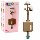 Construction Blocks Cotton Flower Branch in a Vial 392 pcs.