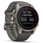 _8501539 Garmin fenix 9 43mm akmens pilkos spalvos / titano silikono dirželis