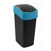 FLIP šiukšliadėžė 45L, juoda/ mėlyna