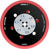Bosch daugiaangė šlifavimo atraminė plokštė 125 mm, vidutinė, M8 + 5/ 16 - 2608900004 EXPERT RANGE