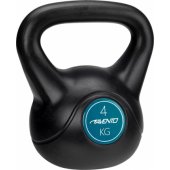 Kettlebell AVENTO 42KA plastic/ cement 4kg