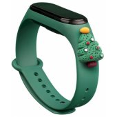 Xiaomi Mi Band 5/ 6 žalia Kalėdų eglutė 2