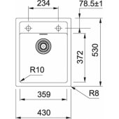 Sirius SID 610-40 Tectonite baltas (114.0499.970)