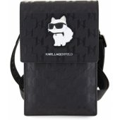 KLWBSAKHPCK Saffiano monograma Choupette, juoda