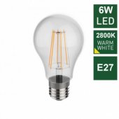 Vintage LED kaitrinė lemputė E27/ 6W/ 650lm/ 2800K