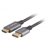 Cable Displayport (M) -> HDMI (M) 1.8m Grey