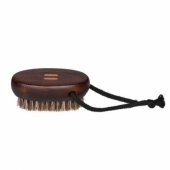 RENTO OVAL NAIL BRUSH BAMBOO DARK