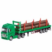 Medienos transporteris metalinis Huina 1:50 žalias