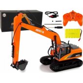 Professional crawler excavator remotely controlled 2.4GHz LED lights
