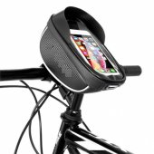 16BK Waterproof Bicycle Handlebar Top Bag with Phone Pouch 6.5®® 1L