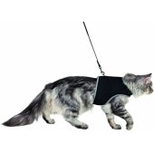 Soft Harness with Leash for Cats XL 36–54cm 1.2m