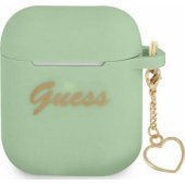 Silicone Charm Heart Collection AirPods 1/ 2 cover green
