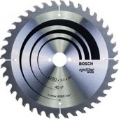 Bosch Powertools diskinio pjūklo diskas Optiline Wood H 250x30-40 - 260864