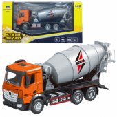Huina metalinė betono maišyklė, oranžinė, 1:50