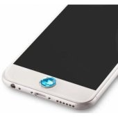 Universal Home Button Sticker Decoration Apple iPhone / iPad Blue
