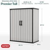 Garden shed Premier Tall