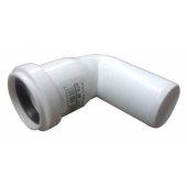 Magnaplast vidaus kanalizacijos alkūnė 67° HTB 32mm balta (421209)