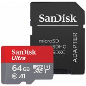 Micro SDXC 64GB Class 10 UHS-I SDSQUAB-064G-GN6MA