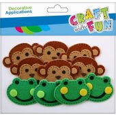 Craft with Fun CF OZDOBA DEK FILC ZABA/ MALP SPRZYL 10SZT 12/ 288