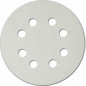 Dedra balti abrazyviniai diskai, 180 mm, grūdėtumas 240, lipukinis tvirtinimas, 5 vnt.