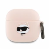 Choupette Head 3D AirPods 4 cover pink