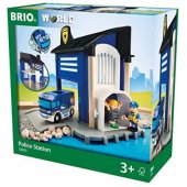 BRIO Polizeistation mit Einsatzfahrzeug - 33813