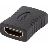 Adapter AV HDMI(F)->HDMI(F) 4K Black