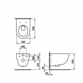 Laufen PRO WITH SLIM SEAT COVER H866953000000