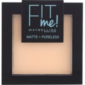 Maybelline Fit Me matinė, poras maskuojanti presuota veido pudra 104