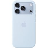 iPhone 18 Pro Silicone Case with MagSafe Crisp Blue