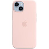 Silikoninis dėklas su MagSafe iPhone 14 Plus (MPT73ZM/ A) kreidinė rožinė