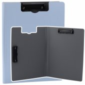 Board with Cover Two Clips A4 Plastic Light Blue