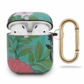 "Guaca2tpubkfl01 Silicone Case Apple Airpods" Floral Green