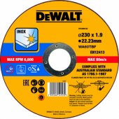 Dewalt metalinis diskas 230x1.9mm (DT43909-QZ)