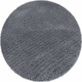 _8337899 Strado apvalus kilimas Alpaca 120x120 cm, pilkas – pliušinis, mię
