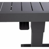 BRISTOL table, sofa and 2 chairs grey