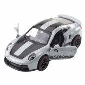 Metal Race Car with Opening Doors, Gray GTRS 1:43