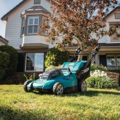 Makita DLM539Z cordless lawn mower, 36V (2x18V) (blue/ black, without b
