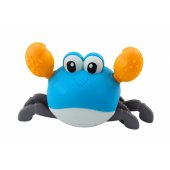 Bath Toy Wind-Up Crab Walks Swims Blue