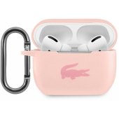 Liquid Silicone Glossy Printing Logo Case AirPods Pro Pink