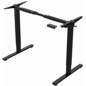 Desk ERGO FIT with 1 motor 120x60xH71,5-116cm oak/ black