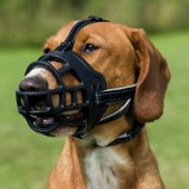 TRIXIE Flex muzzle for dog - size S- black
