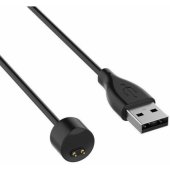 USB įkrovimas Xiaomi Mi Band 5/ 6 magnetinis juodas