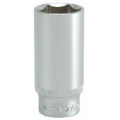Pailginta šešiakampė galvutė, CrV, 1/ 2" 27mm L-76mm