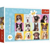 Trefl Puzzle 60 Elements Doggies