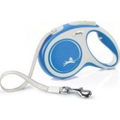 Flexi automatic leash New Comfort L tape 5 m color blue.